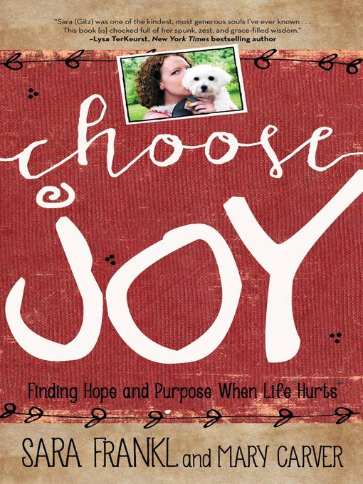 Title details for Choose Joy by Sara Frankl - Available